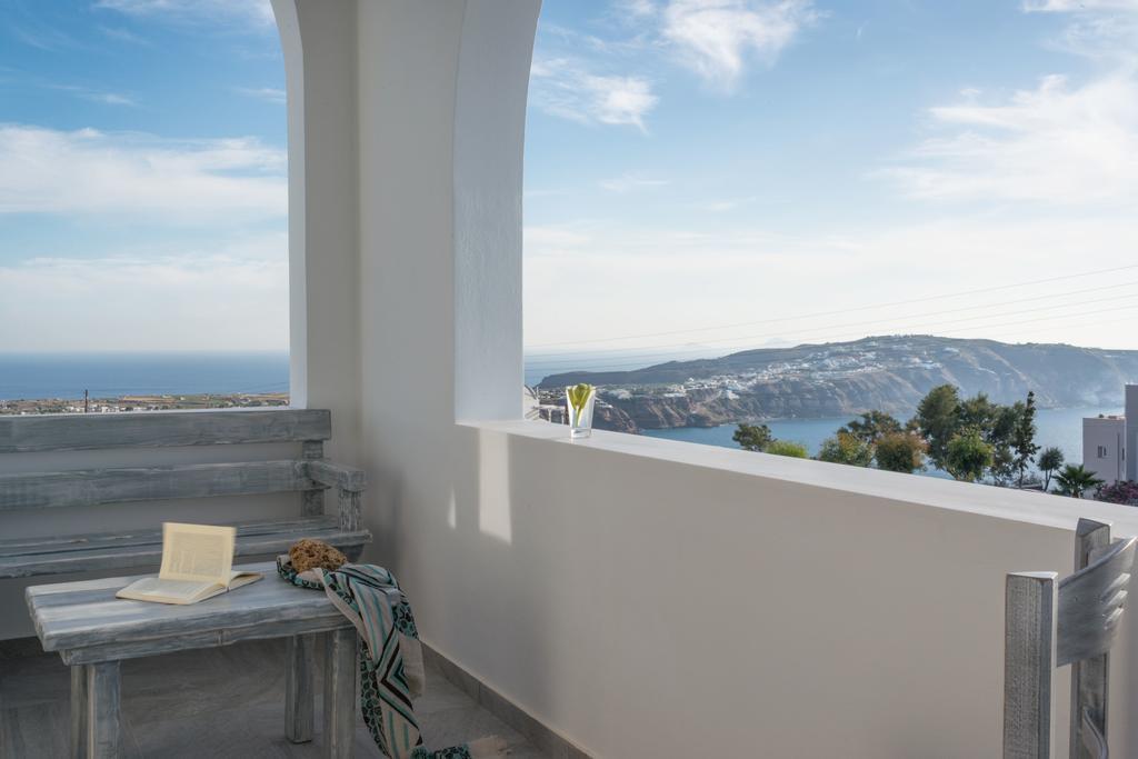 Aspronisi Luxury Villa With Caldera View Megalochori  Cameră foto