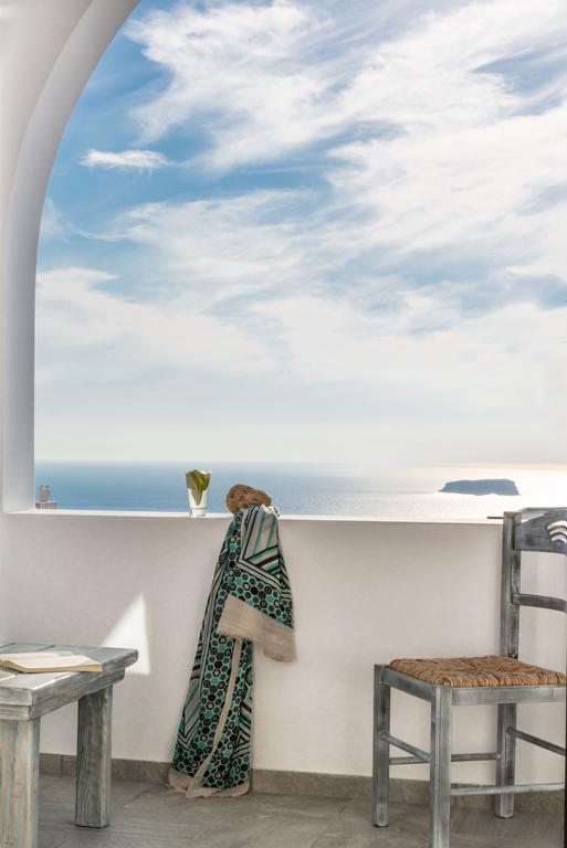 Aspronisi Luxury Villa With Caldera View Megalochori  Cameră foto