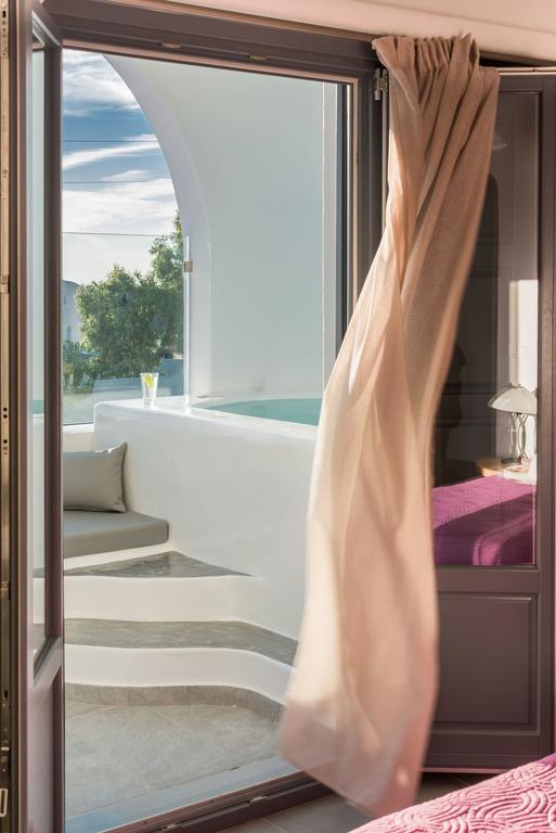 Aspronisi Luxury Villa With Caldera View Megalochori  Cameră foto